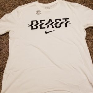 NWOT, Nike XL Dri-Fit Shirt "BEAST"